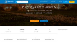 
                            10. T.P. Bhatia College of Science & Shroff College of Arts and Commerce ...