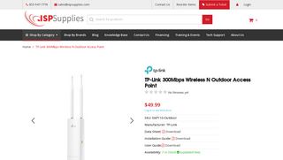 
                            7. Tp-Link 300Mbps Wireless N Outdoor Access Point - ISP Supplies