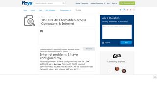 
                            4. TP-LINK 403 forbidden access Computers & Internet Questions ...