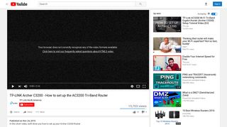 
                            11. TP-LINK Archer C3200 - How to set up the AC3200 Tri-Band Router ...