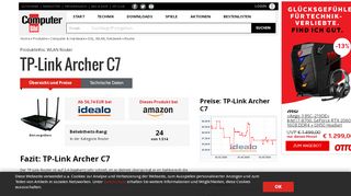 
                            13. TP-Link Archer C7 - COMPUTER BILD