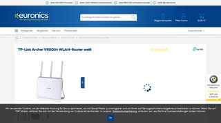 
                            11. TP-Link Archer VR200v WLAN-Router weiß | EURONICS.de