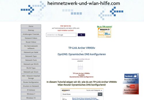 
                            2. TP-Link Archer VR900v - DynDNS - Dynamisches DNS konfigurieren