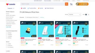 
                            4. TP-LINK Malaysia Official Store - Lazada
