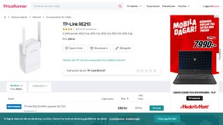 
                            7. TP-Link RE210 - Hitta bästa pris, recensioner och produktinfo ...
