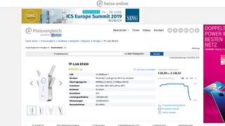 
                            12. TP-Link RE650 ab € 101,83 (2019) | heise online Preisvergleich ...