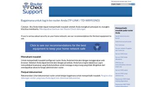 
                            12. TP-LINK / TD-W8951ND : Router Login - RouterCheck Support