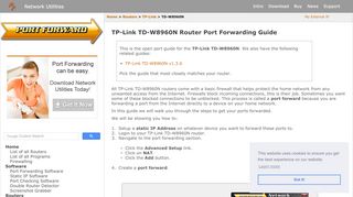 
                            10. TP-Link TD-W8960N Router Port Forwarding Guide