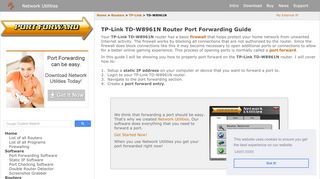
                            10. TP-Link TD-W8961N Router Port Forwarding Guide
