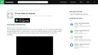
                            10. TP-Link Tether for Android - Free download and software reviews ...