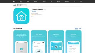 
                            8. TP-Link Tether on the App Store - iTunes - Apple