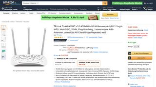 
                            11. TP-Link TL-WA901ND V5.0 450MBit: Amazon.de: Computer & Zubehör