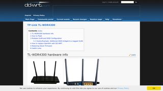 
                            7. TP-Link TL-WDR4300 - DD-WRT Wiki