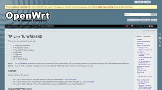 
                            8. TP-Link TL-WR841ND - OpenWrt Wiki