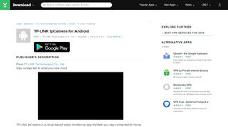 
                            7. TP-LINK tpCamera for Android - Free download and software reviews ...