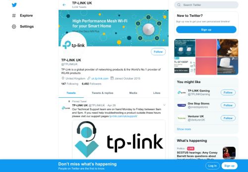 
                            5. TP-LINK UK (@TPLINKUK) | Twitter