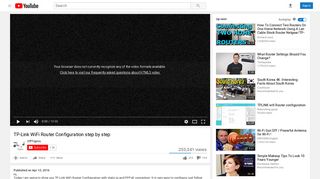 
                            7. TP-Link WiFi Router Configuration step by step - YouTube
