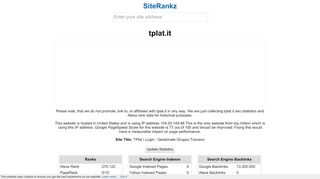 
                            9. tplat.it: TPlat | Login - Gestionale Gruppo Toscano - SiteRankz