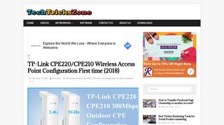 
                            10. TPLink CPE 220 and CPE210 AP mode configuration ( Access Point ...