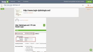 
                            11. 'tplink router setup login page' in http://www.login-tplinklogin.net ...