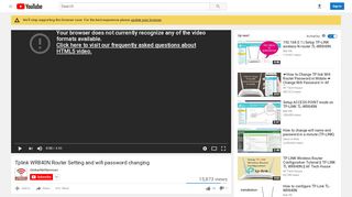 
                            13. Tplink WR840N Router Setting and wifi password changing - YouTube