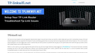 
                            4. tplinkwifi net | tplink router login | tplinkwifi net setup