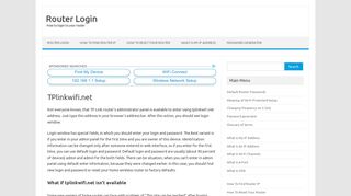 
                            3. TPlinkwifi.net | Router Login