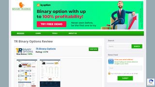 
                            3. TR Binary Options | Binary Trading