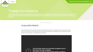 
                            5. Trabaja con nosotros | LEROY MERLIN España