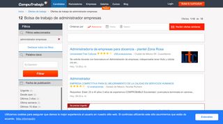
                            6. Trabajo de administrador empresas 2019 | Computrabajo