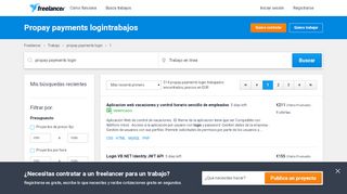 
                            6. Trabajos, empleo de Propay payments login | Freelancer