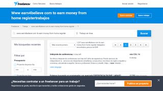 
                            11. Trabajos, empleo de Www earn4believe com to earn money from ...