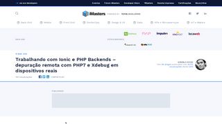 
                            6. Trabalhando com Ionic e PHP Backends – depuração remota com ...