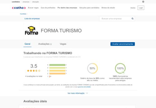 
                            11. Trabalhando no perfil e informações da empresa FORMA TURISMO ...