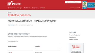 
                            7. Trabalhe Conosco | Direct