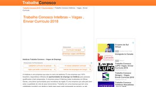 
                            9. Trabalhe Conosco Intelbras - Vagas , Enviar Currículo 2018