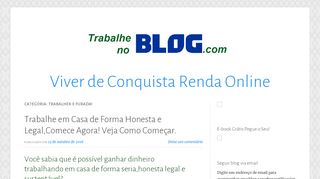 
                            4. Trabalhex e Furada! – Viver de Conquista Renda Online