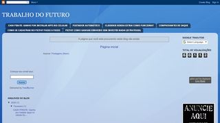 
                            9. TRABALHO DO FUTURO : FRONTO - GANHE DINHEIRO COM SEU ...