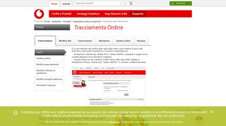 
                            4. Tracciamento Ordine - Vodafone