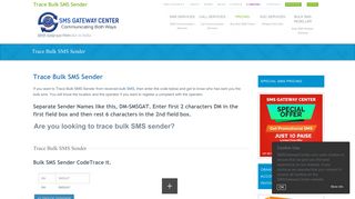 
                            12. Trace Bulk SMS Sender | Track SMS Sender from Sender Name