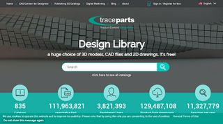 
                            1. TraceParts: Free 3D models, CAD files and 2D drawings