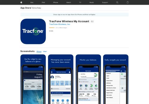 
                            5. TracFone Wireless My Account im App Store - iTunes - Apple