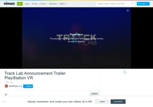 
                            11. Track Lab Announcement Trailer PlayStation VR on Vimeo