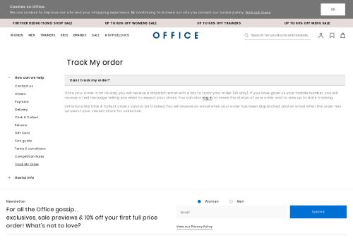 
                            2. Track My Order - Office