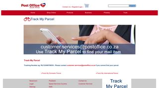 
                            11. Track My Parcel - Post Office