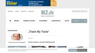 
                            10. „Track My Tools“ | IKZ