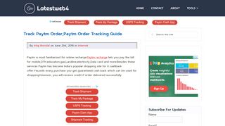 
                            10. Track Paytm Order,Paytm Order Tracking Guide - Latestweb4