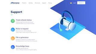 
                            5. Track Refund Status, File Grievance - Razorpay Support
