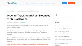 
                            10. Track SparkPost Bounces: the Easiest Way | GlockApps