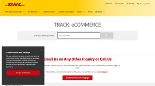 
                            8. Track & Trace eCommerce | DHL | Canada